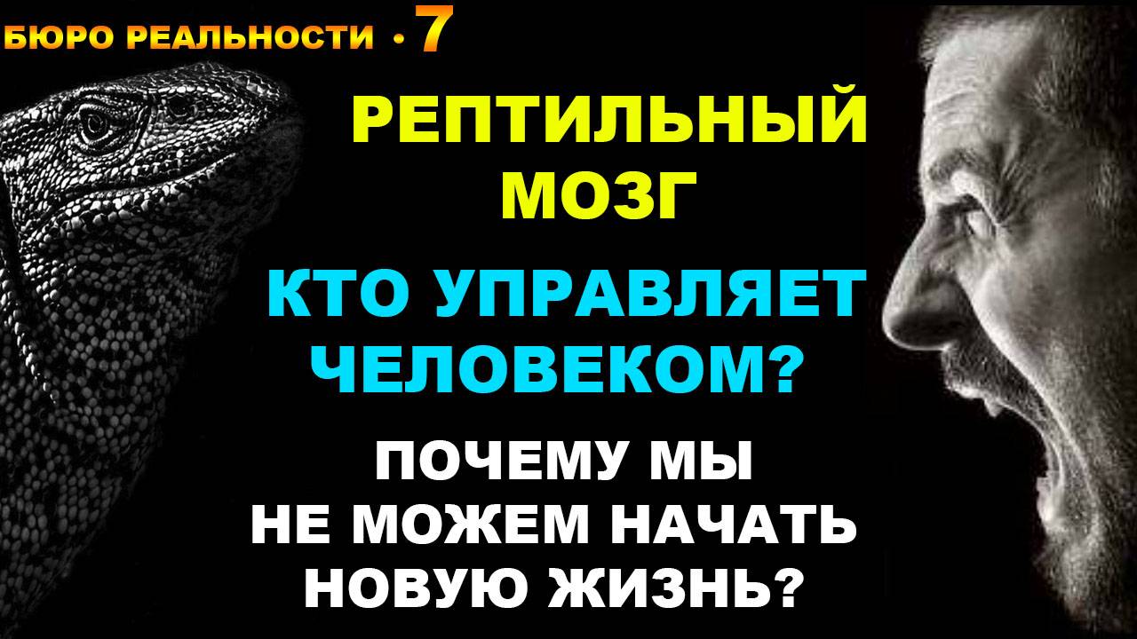 7. Рептильный мозг. Кто управляет человеком? Почему мы не можем начать новую жизнь?