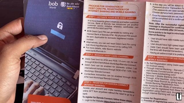 Bank Of Baroda Smart Banking Kit unboxing | Bank of baroda Online Bank account open