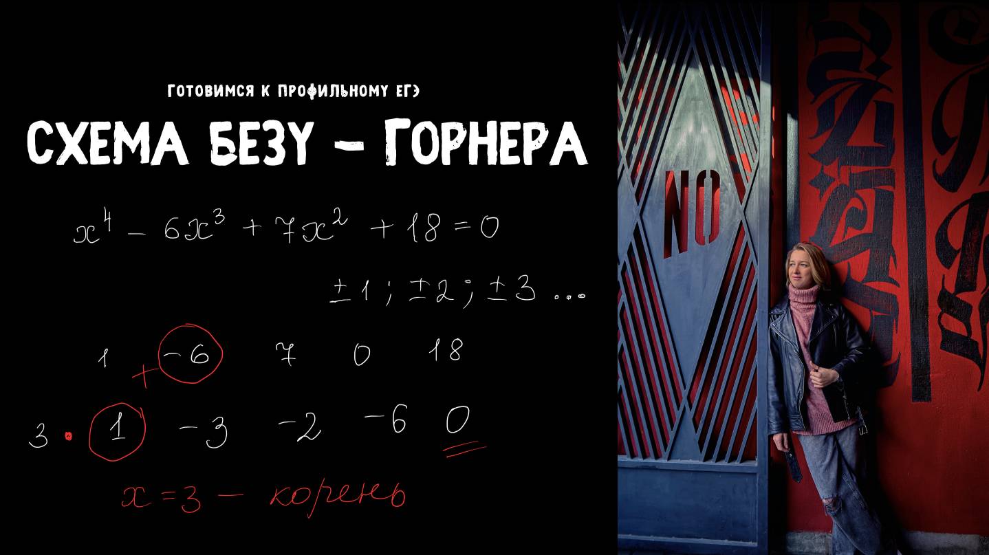 Схема Безу-Горнера для решения степенных уравнений