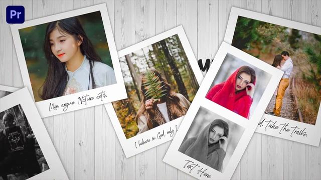 Photo Frame Slideshow Premiere Pro Template