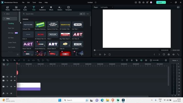 NEW VFX Titles in FILMORA 12.5 | FILMORA UPGRADE |