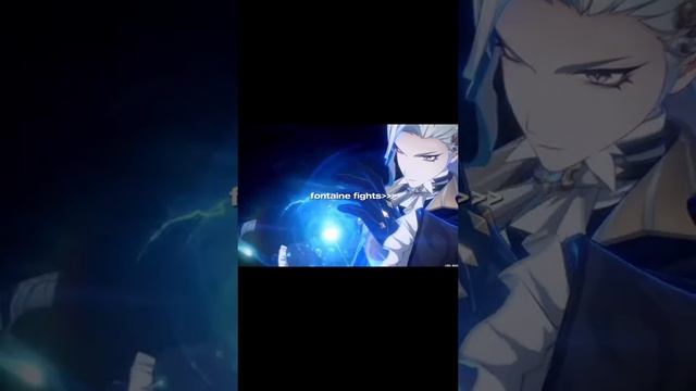 Фонтейновские персонажи защищают свою страну....... Genshin Impact