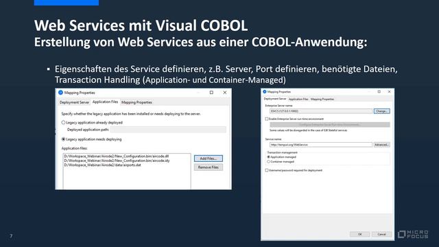 COBOL Web Services - Part 3: Web Service mit Visual COBOL (Theorie)