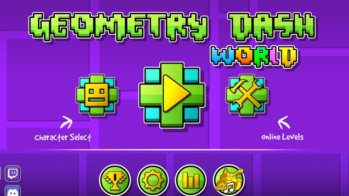 играю в Geometre Dash World в первый раз!!