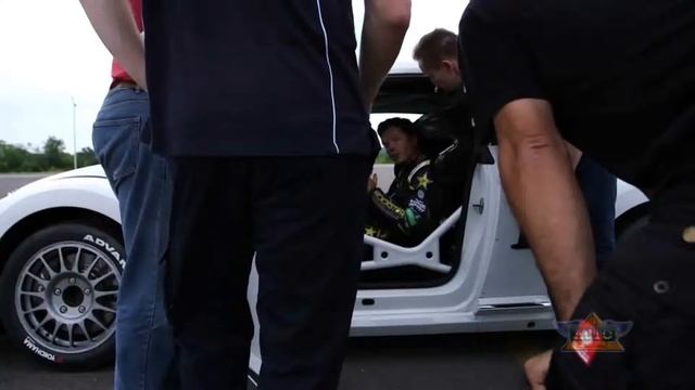 Tanner Foust & Scott Speed Talk VW Beetle Racecar