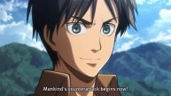 Shingeki No Kyojin (Attack On Titan) Episode 4 ending scene - The collosal titan attacks