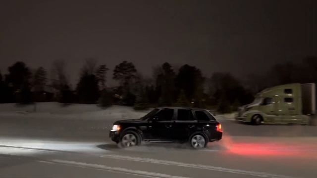 Range Rover sport snow drift!