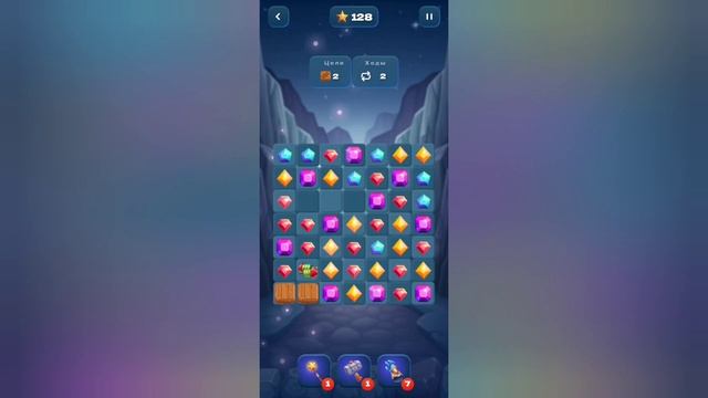 59 уровень прохождение мини игра Магнит Genshin Impact приключение года 3 в ряд - коллаборация 2025