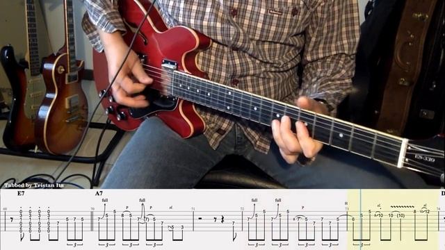 Robben Ford - Cannonball Shuffle (cover tabbed_played by Tristan Ita)