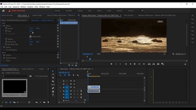 How to change position, zoom in, and rotate a video in Premiere Pro | Easy! | Wavefix Tutorials.