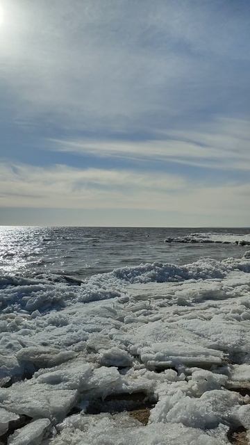 Финский залив, арктический Апрель 2025.