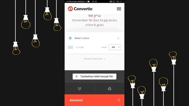 cara merubah word ke pdf di hp || tanpa aplikasi