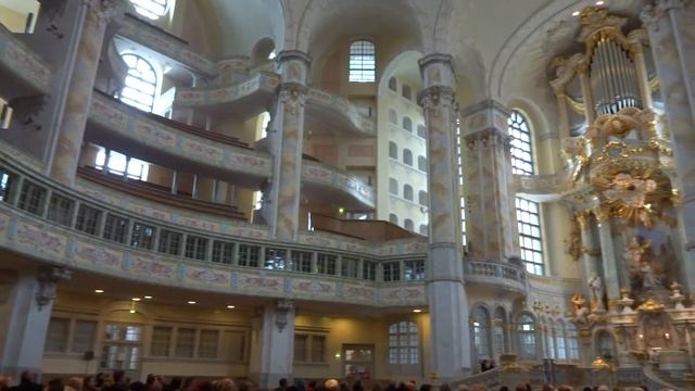 Organ Music in the Church of Our Lady in Dresden, Germany