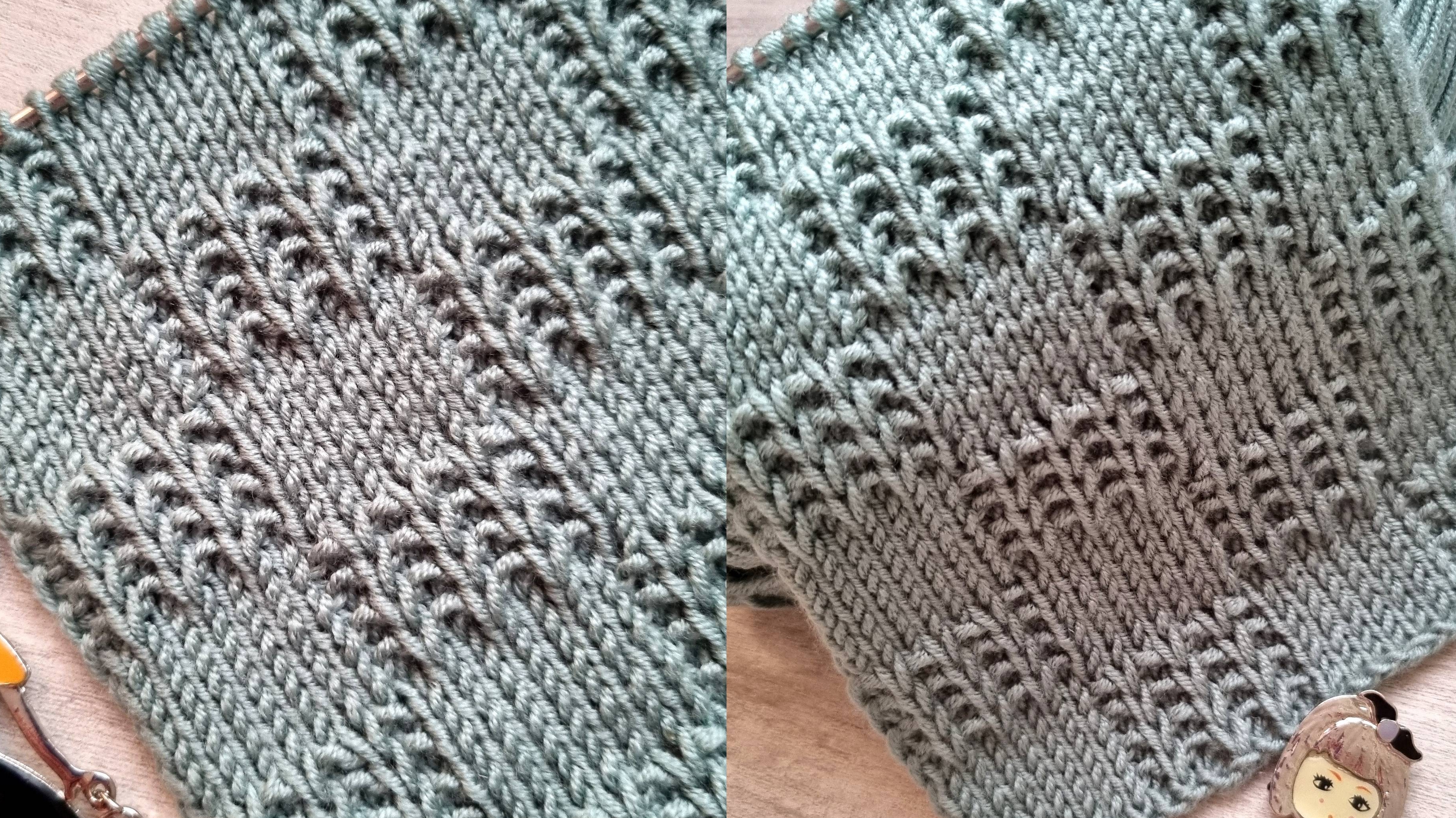 Шахматный узор спицами для ваших лучших кофточек.💯🧶❤️