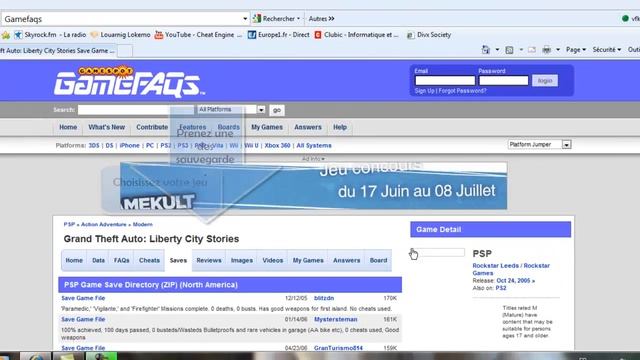 Comment mettre sauvegarde 100% sur sa psp