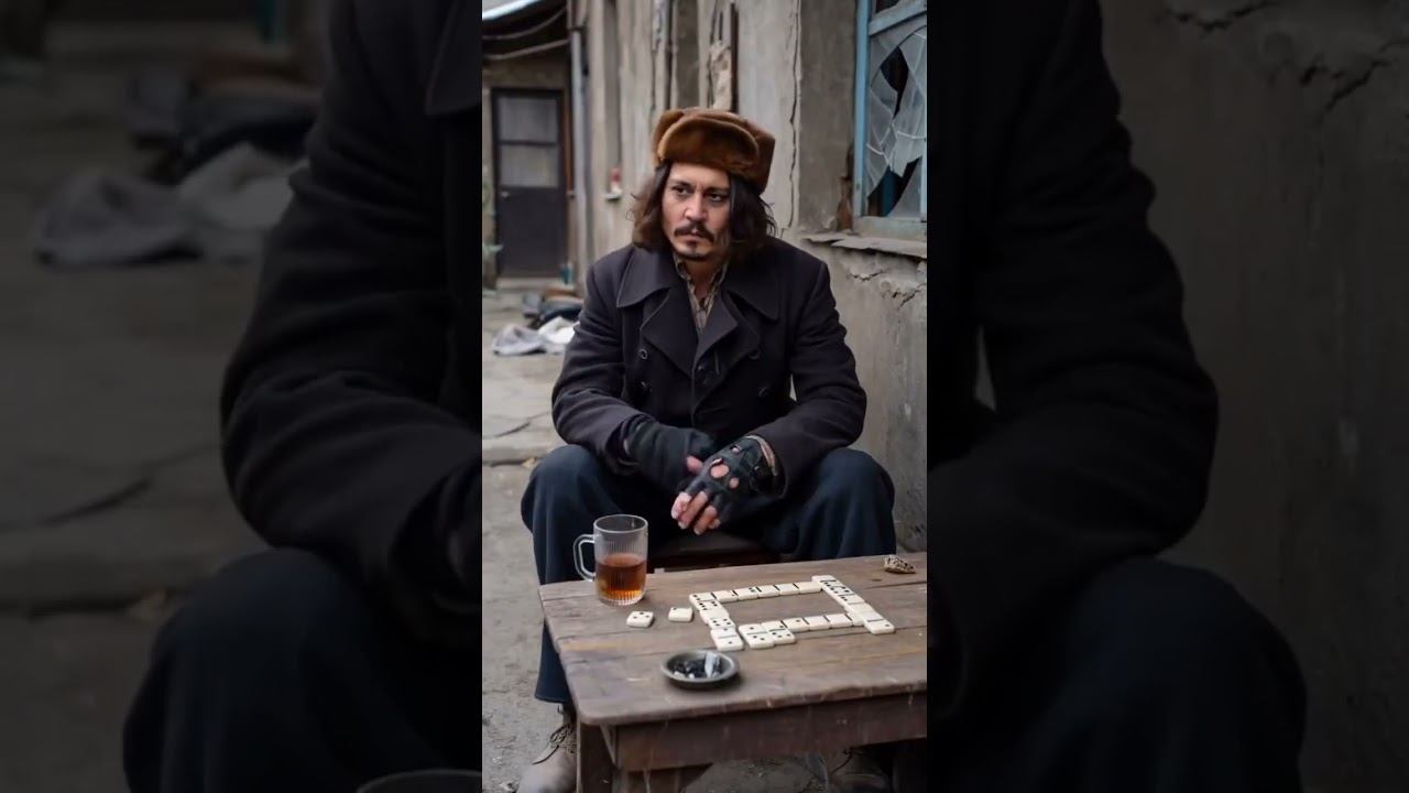 Hollywood actors in the Russian countryside