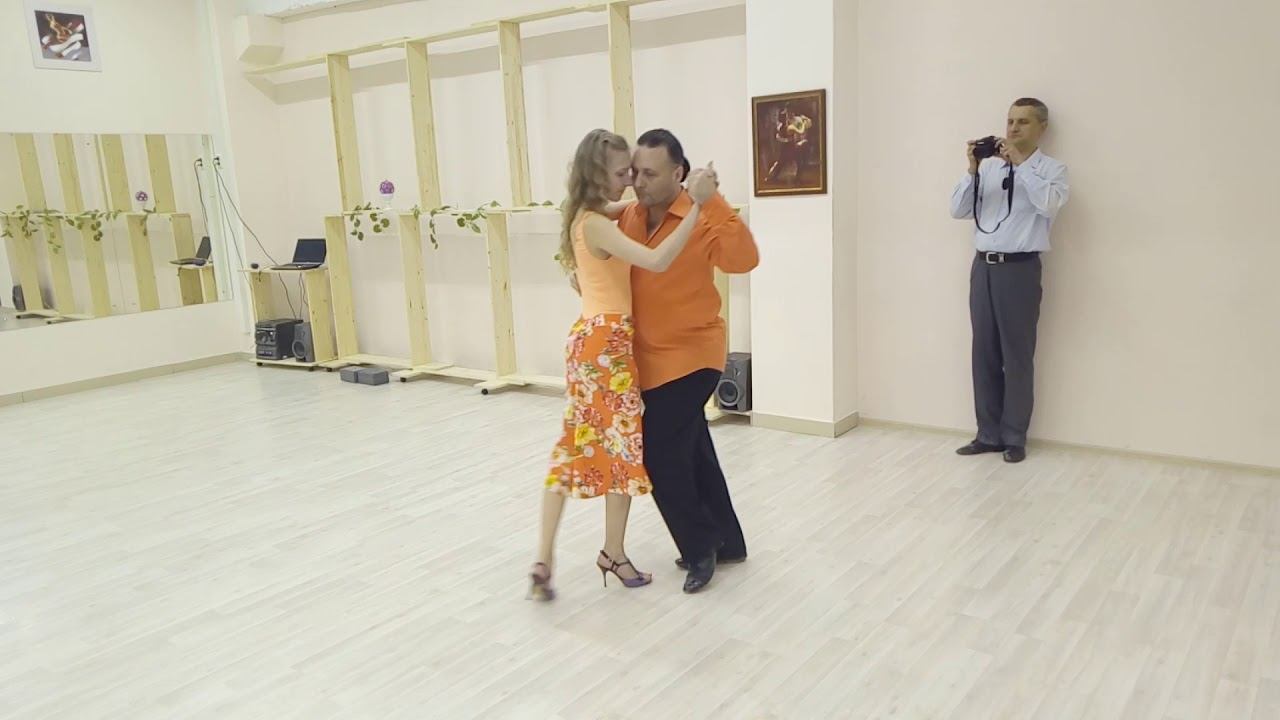 Alex Vitaly & Maria Vlady - Tango "simple colgada" workshop (review) 22.04.2018