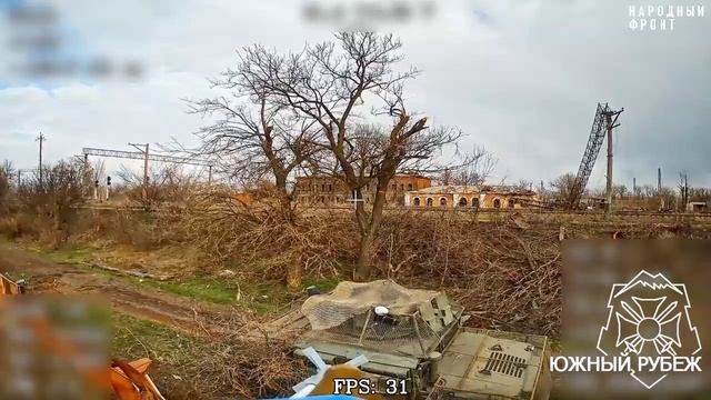 Уничтожение операторами FPV-дронов 150 МСД группировки "Юг" автомобиля HMMWV ВСУ в н. п. Щербиновка