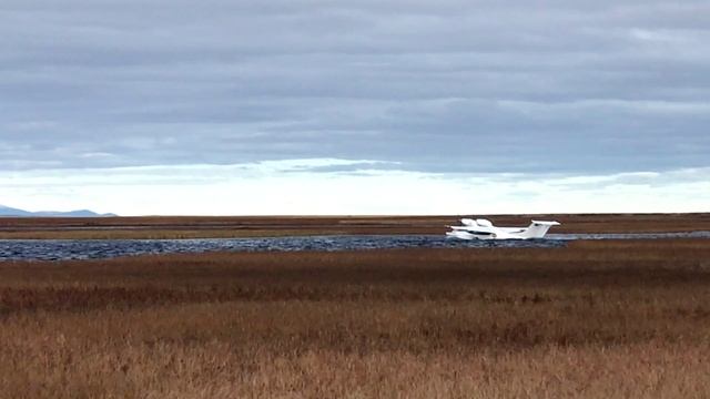 взлёт с боковым ветром Л42м