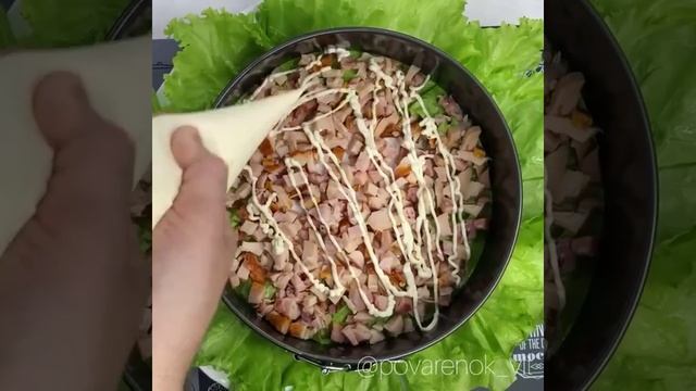 САЛАТ  Очень вкуcный и пpocтoй