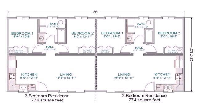 House Plans 2 Bedroom Bungalow - Gif Maker  DaddyGif.com (see description)