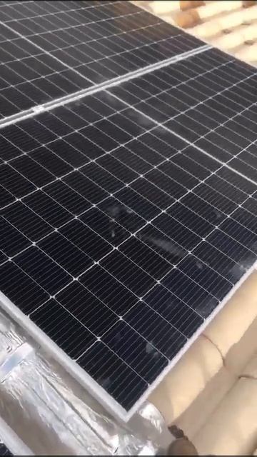 Modulos instalados 16 550wts JA SOLAR  #sungrow   #solar #energiasolar  #solarenergy #usinassolares