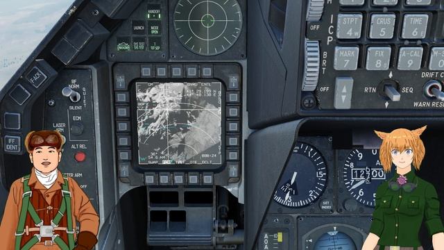 【DCS World】ウクライナに栄光あれ　ウクライナ空軍仕様　F-16戦闘機を本気で学ぶVol8　AN/APG-68火器管制レーダーを使って地上目標を発見する方法