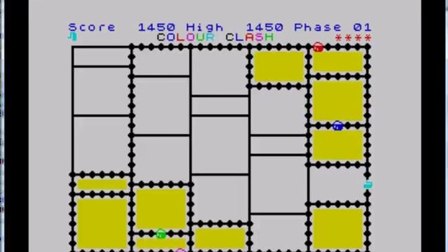 Colour Clash - ZX Spectrum - Emulador RetroArch 1.5.0