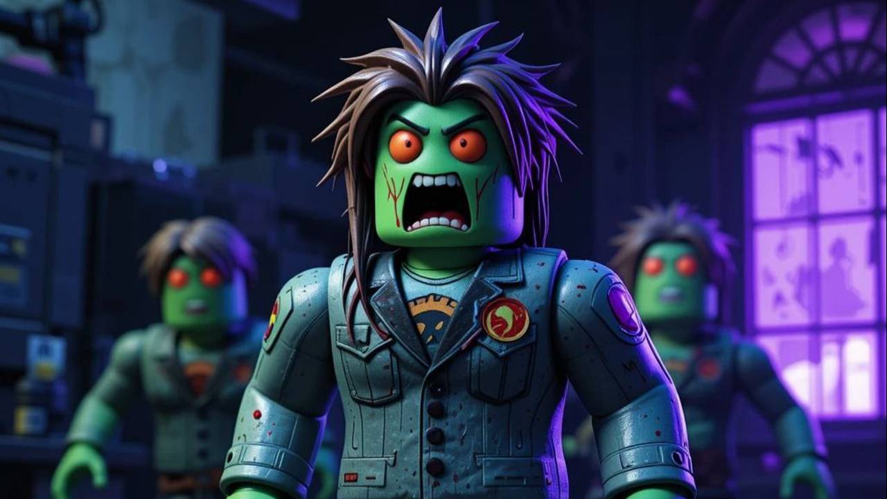 2. Создание зомби в Roblox Studio. Замедление зомби. Создаем M16 и Laser Gun.