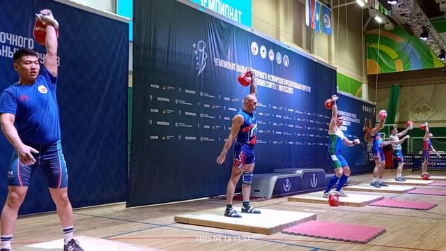 Чемпионат Дальневосточного и Сибирского Федеральных округов по Гиревому Спорту, рывок мужчин 85 кг.