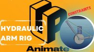 Hydraulic arm rig creating in Maya / Создание гидравлического рычага в Maya