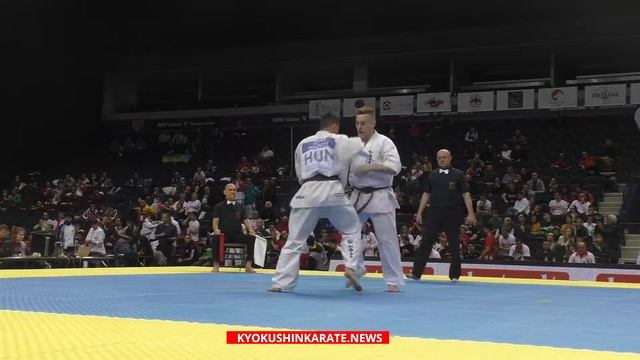 WKO EC 2019, 1/16 -85 Rasmus Bergstrom (Sweden, aka) - Tamas Popovics (Hungary)