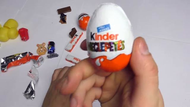 7x KINDER SURPRISE EGGS OPEN \ UNBOXING