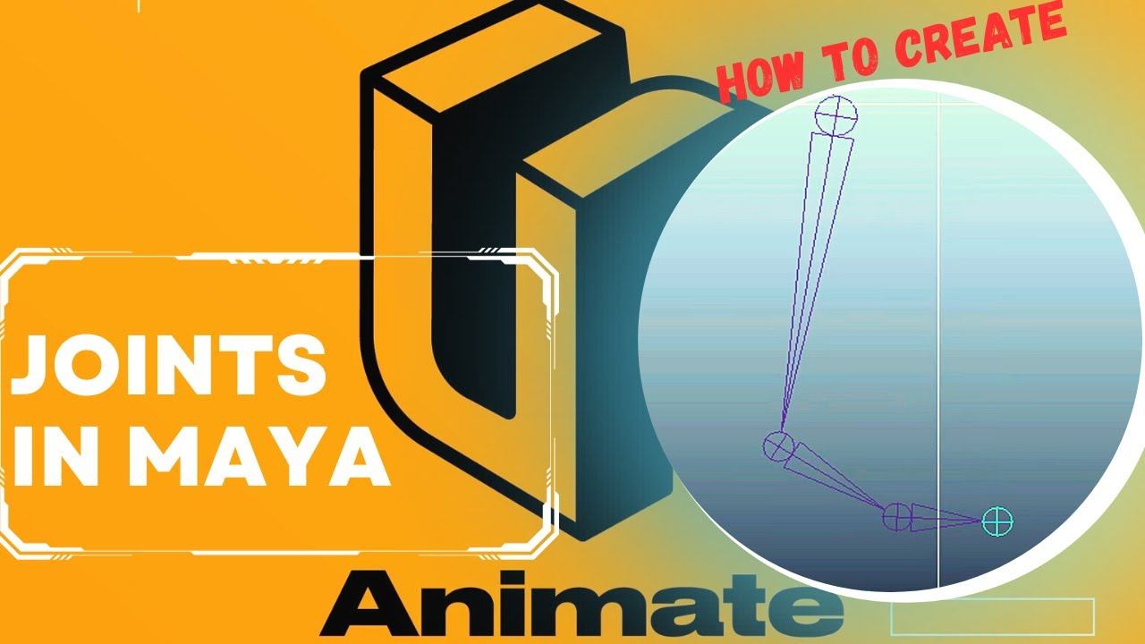 1 - Joints in Maya / Кости в Maya