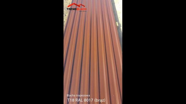 T18 RAL 8017 (brąz)