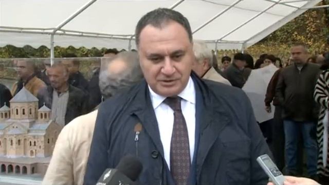 Ground Blessing Service for Dilijan Church