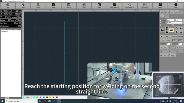 XTLASER-3 axis automatic welding machine installation