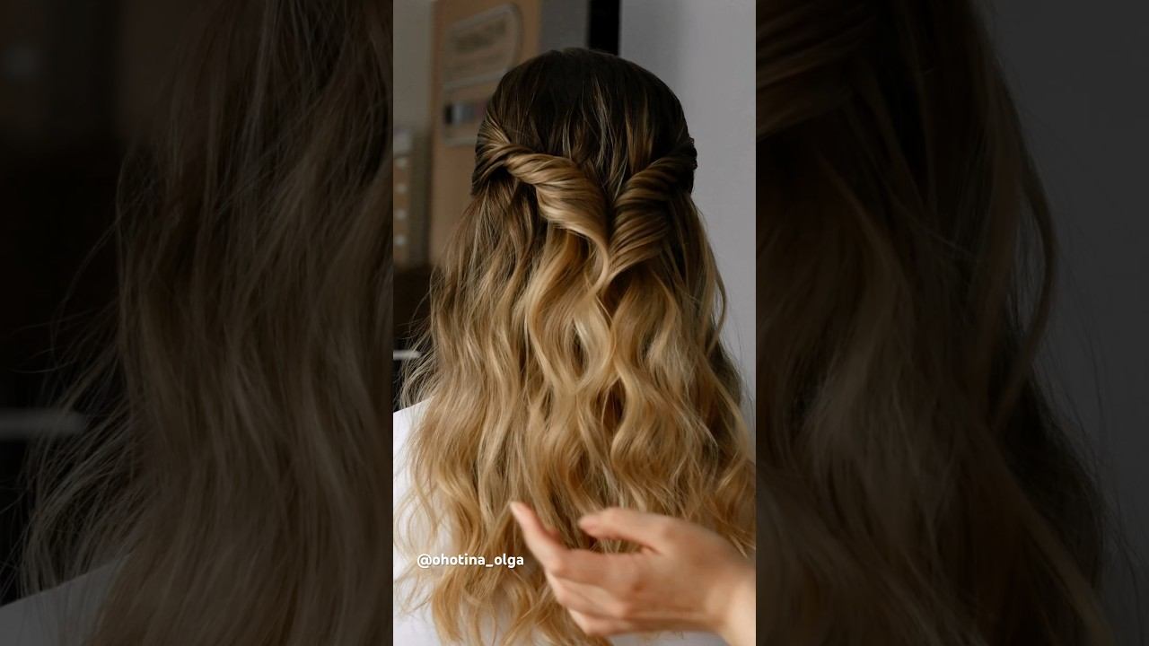 Простая и красивая прическа ✨ #hairstyletutorial #hairstyle