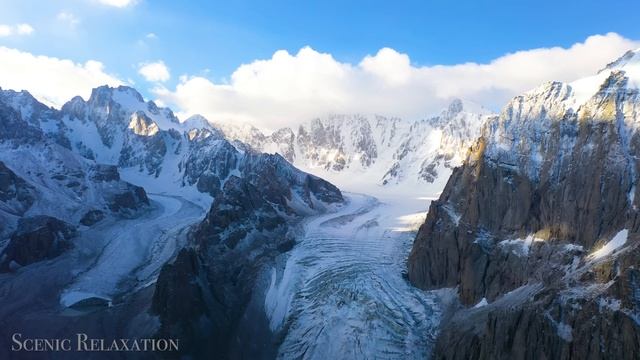 Кыргызстан 4K - Scenic Relaxation Film With Calming Music