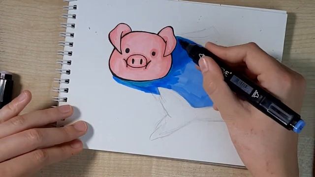 Inktober 2020 день 1 рыба (fish)