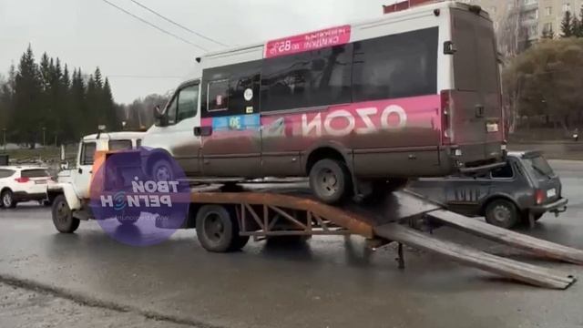 Маршрутка с неисправными тормозами отправлена на штрафстоянку в Златоусте
