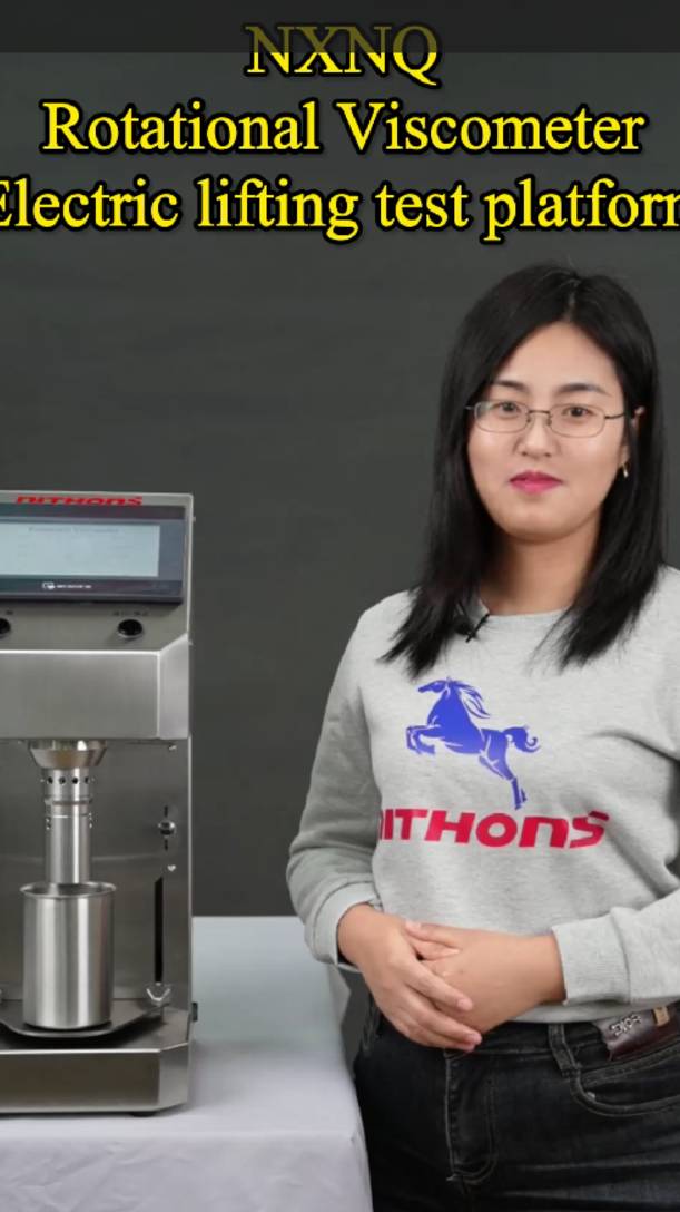 NXNQ rotational viscometer: Electric lifting test platform