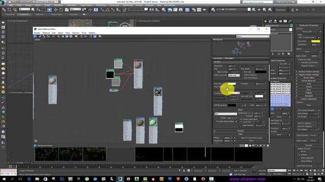 Sketchup 3DsMax Vray Render : Final Render  hazırlık aşaması 24