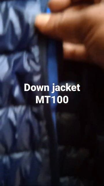 mens padded down jacket MT 100 forclaz decathlon