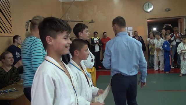 Награждение - 42 кг. Первенство Деснянского района Киева. 13.09.2015
