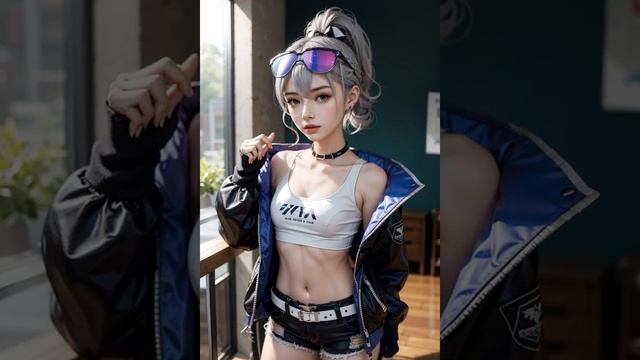 100 Silver Wolf _ honkai star rail _ ai art lookbook