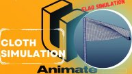 15 - Cloth simulation in Maya / Симуляция ткани в Maya