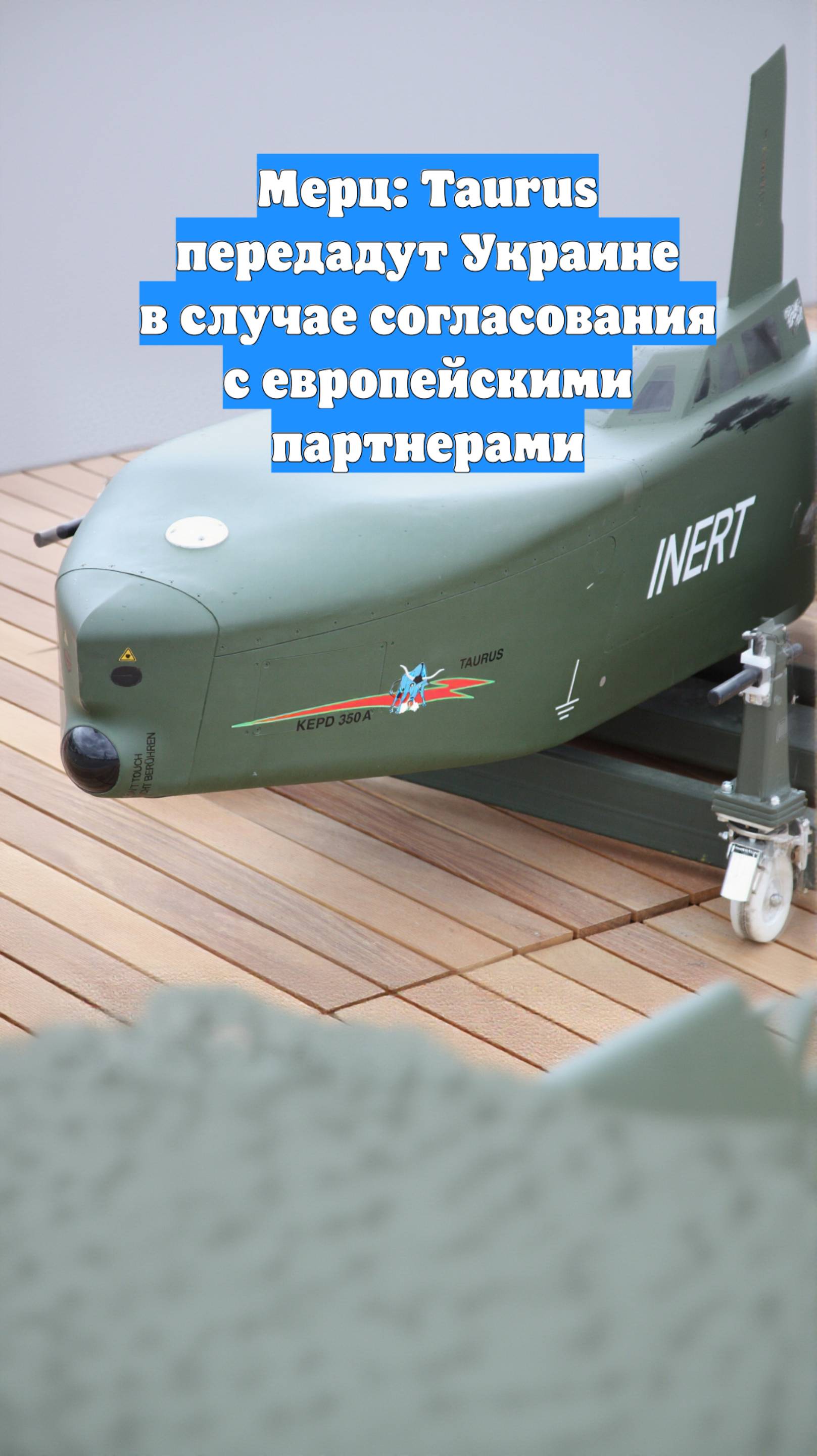 Мерц: Taurus передадут Украине в случае согласования с европейскими партнерами