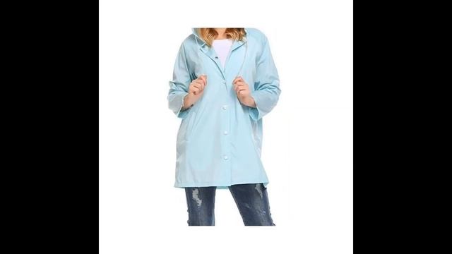 2019 New Brand Hooded Trench Candy Color Women Rainproof Loose Plus Size Coats Woman Trench Femme H