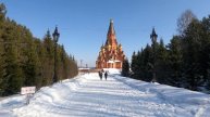 Собор Воздвижения Честного Креста Господня в Лесосибирске, Красноярский край март 2025г.